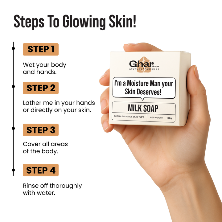 Milk Soap for Brightening & Moisturising Skin