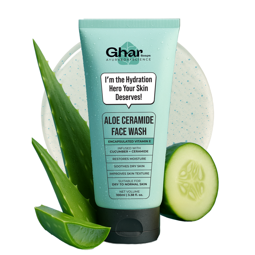 Aloe-Ceramide Face Wash For Dry to Normal Skin