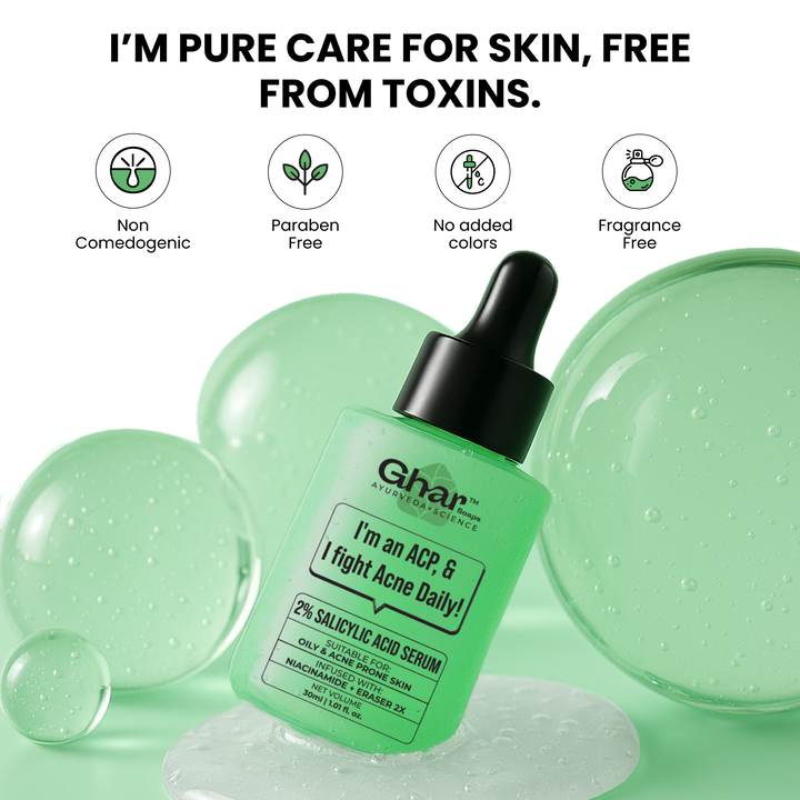 salicylic acid serum with eraser 2x, To Reduce Acne, Pimples