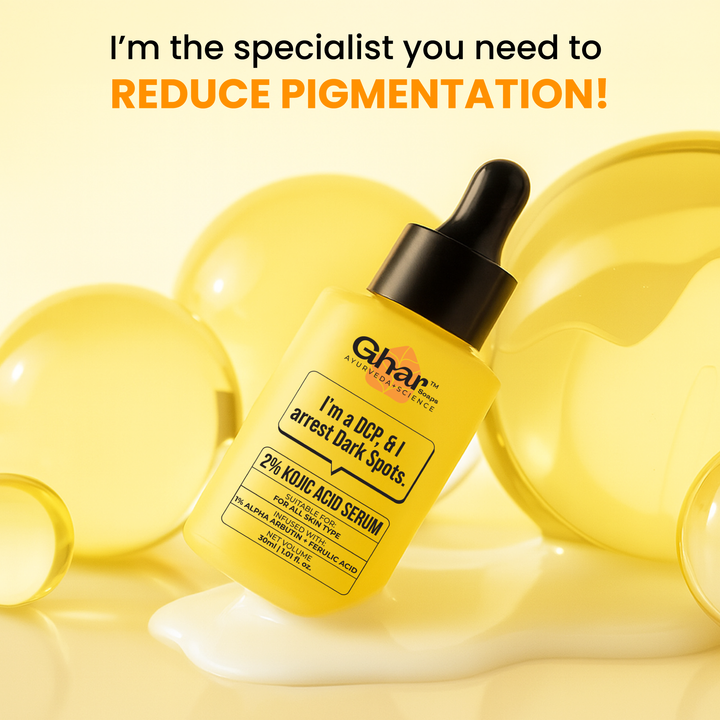 2% kojic acid serum infused with 1% alpha arbutin to reduce pigmentation