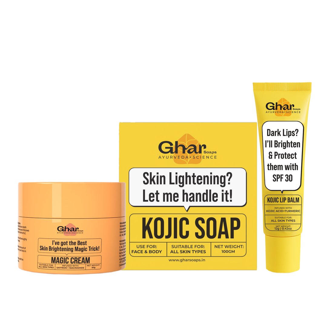 Magic Cream + Kojic Soap + Lipbalm