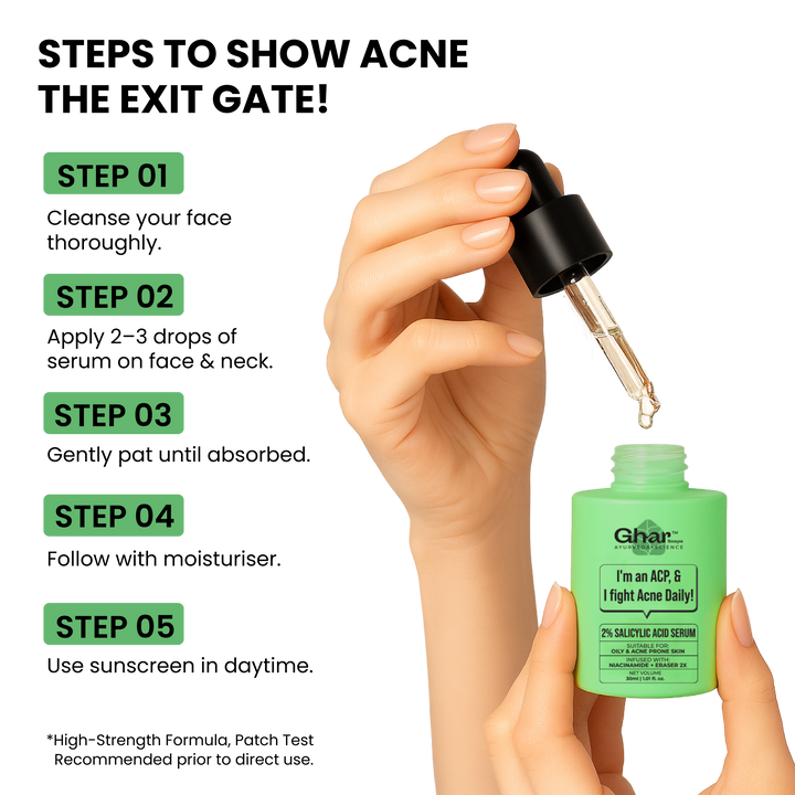 salicylic acid serum with eraser 2x, To Reduce Acne, Pimples