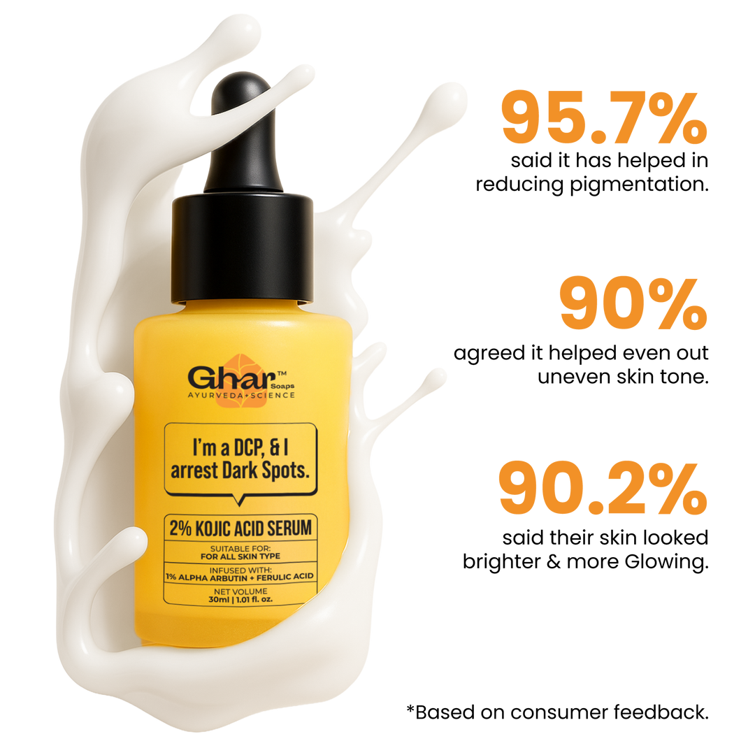 2% kojic acid serum infused with 1% alpha arbutin to reduce pigmentation