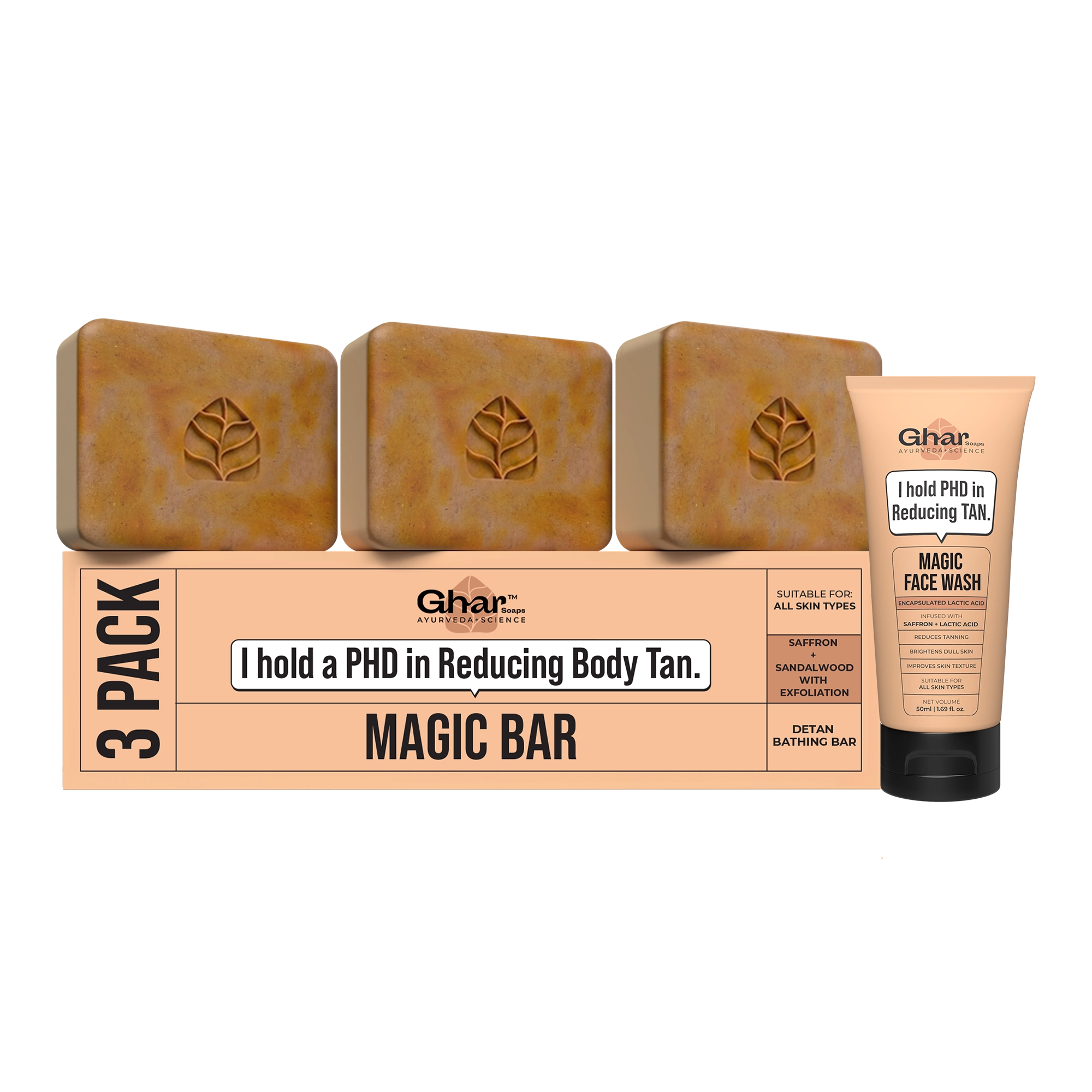 Magic Soap+ Face Wash + Cream Combo