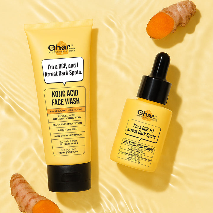 2% kojic acid serum infused with 1% alpha arbutin to reduce pigmentation