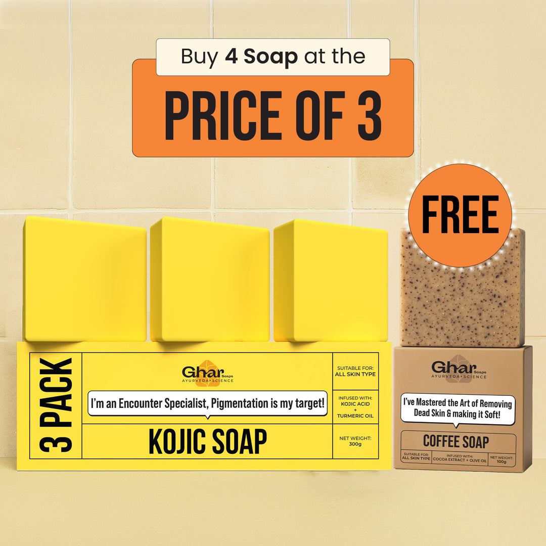 Free Soap with Pack of 3 Kojic Acid Soap