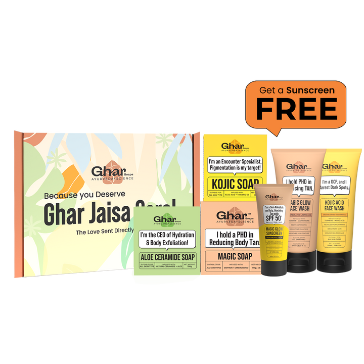Natural Soaps Trio with Free Magic Sunscreen