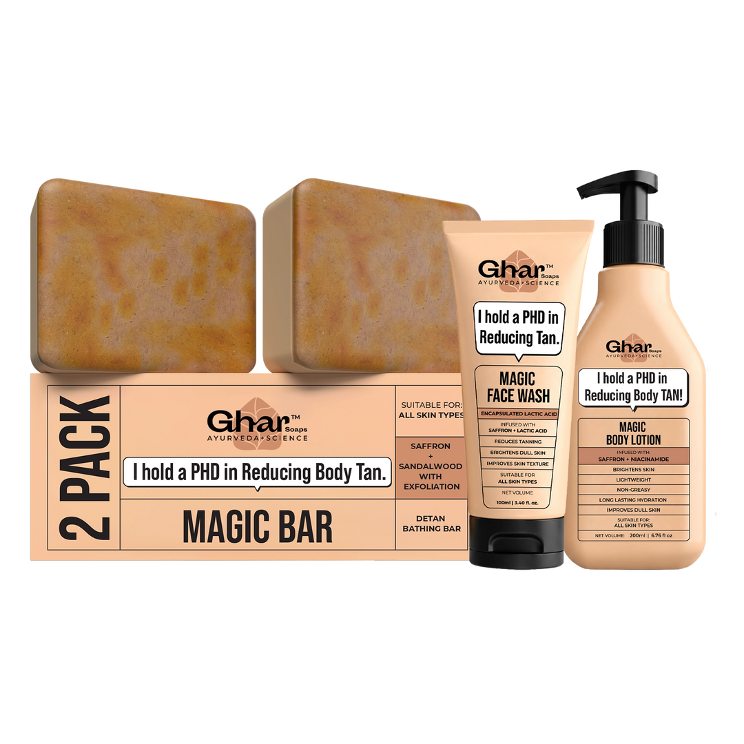 Magic Soap + Body Lotion + Magic Face Wash Combo
