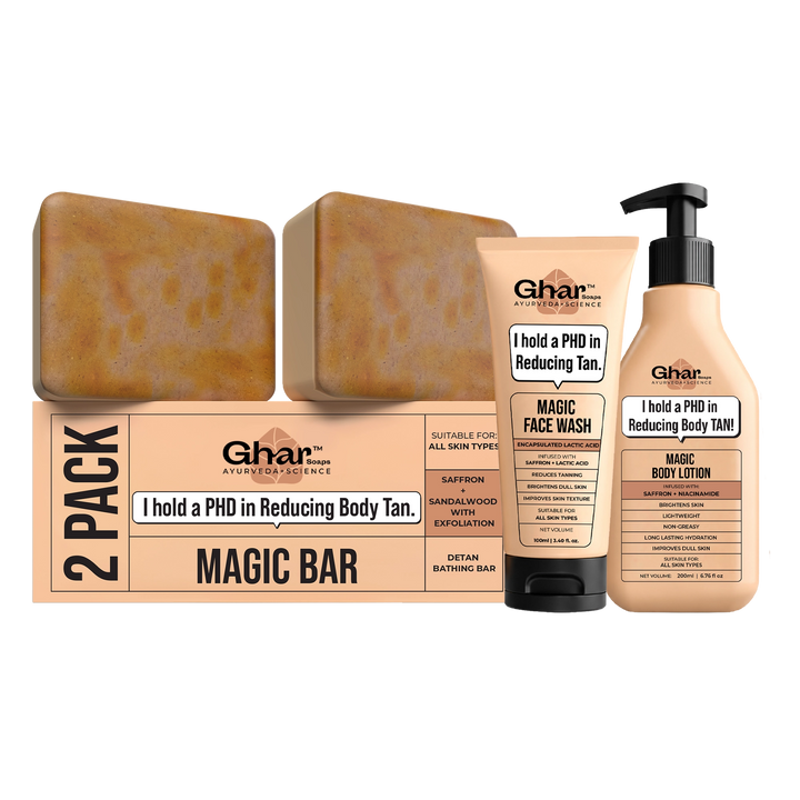 Magic Soap + Body Lotion + Magic Face Wash Combo