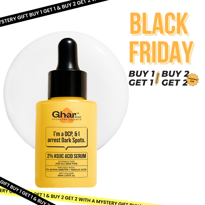 2% kojic acid serum infused with 1% alpha arbutin to reduce pigmentation