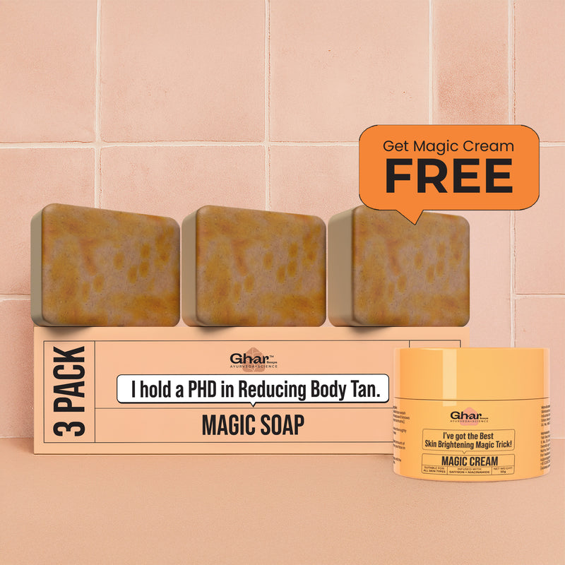 Magic Soap + Free Magic Cream + Free Sunscreen