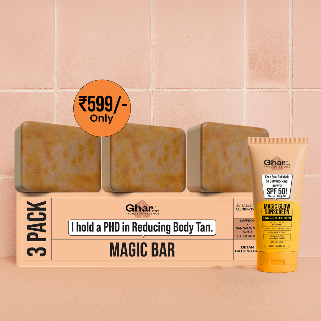 3 Pack Magic Soap + Sunscreen 60ml