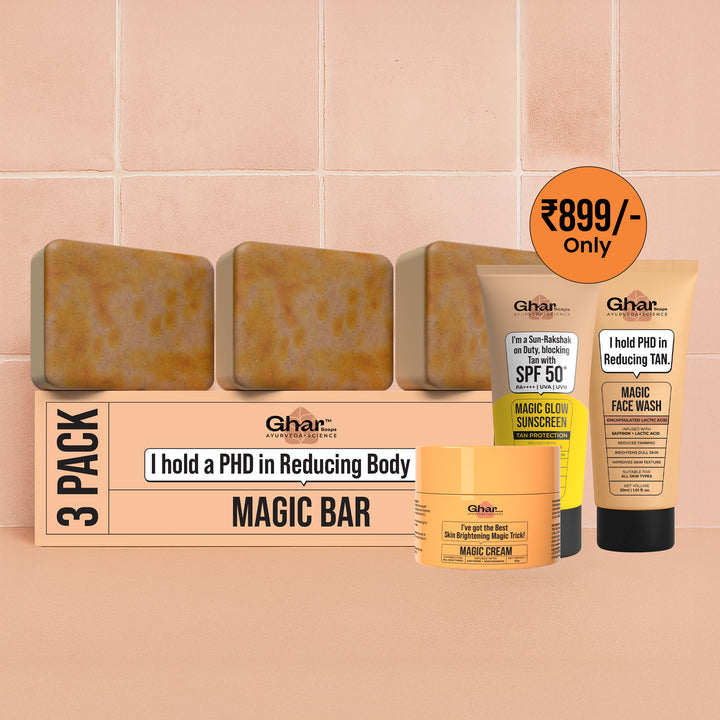 3 Pack Magic Soap + Sunscreen 60ml