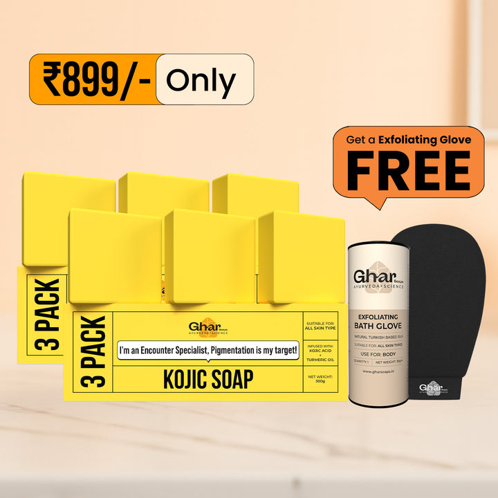 Kojic Soap + Exfoliating Body Glove Combo