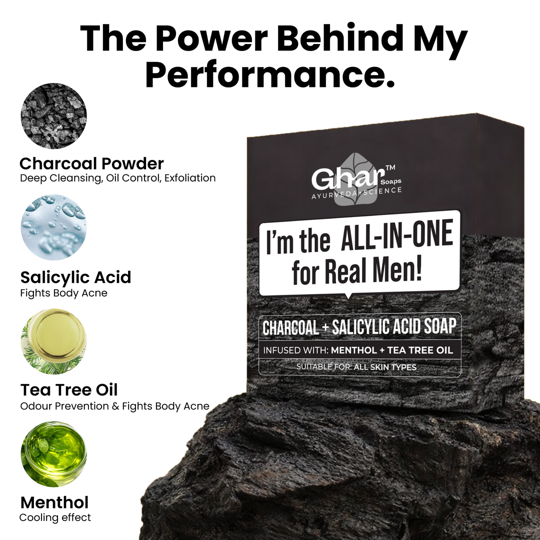 Charcoal + Salicylic acid soap