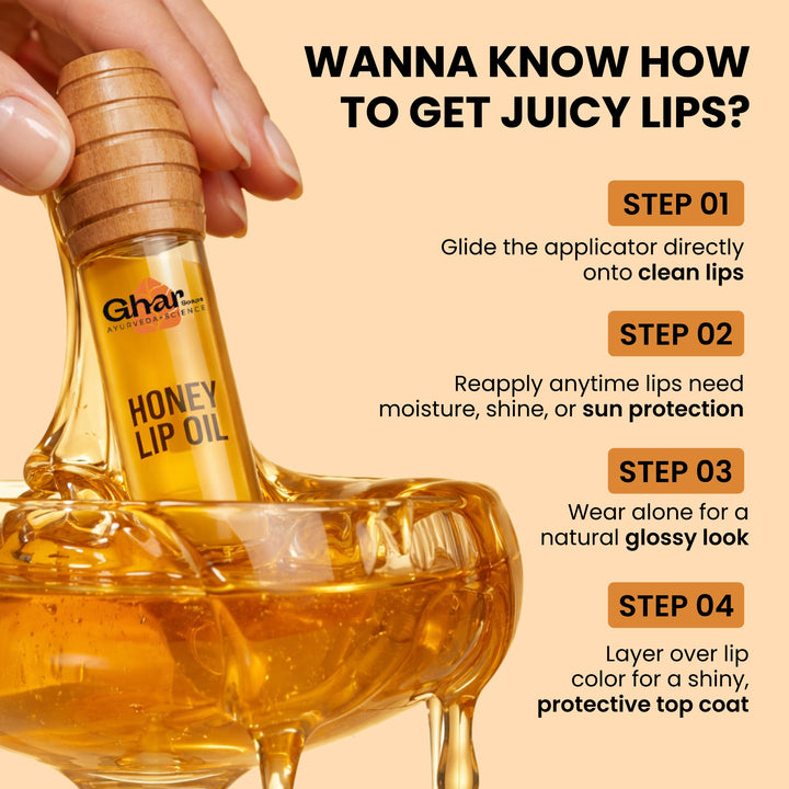 Honey Lip Oil  With SPF 30