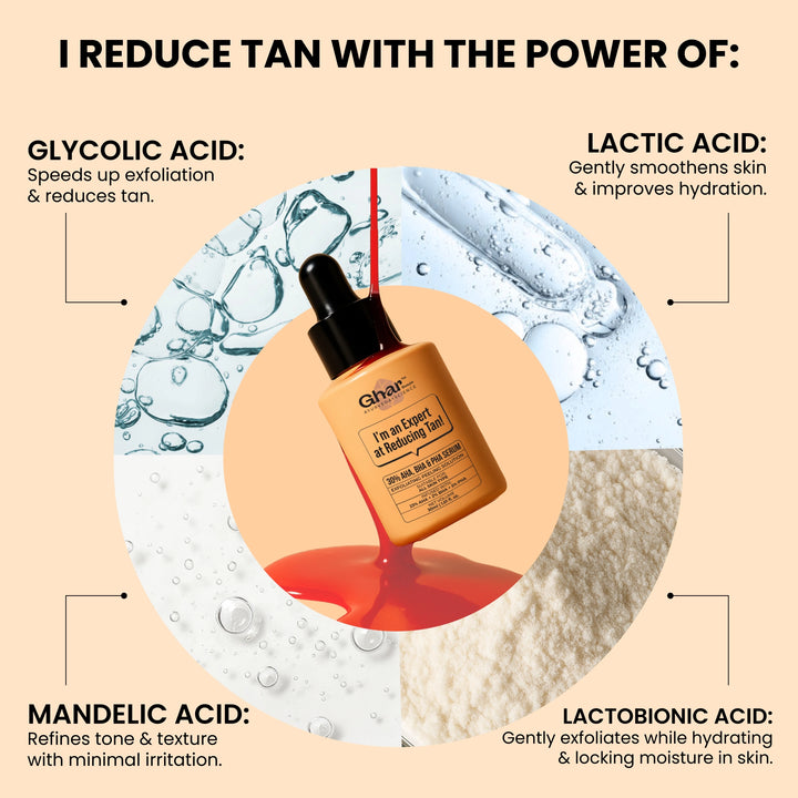 23% AHA 2% BHA & 5% PHA Magic Peeling Solution to reduce tan