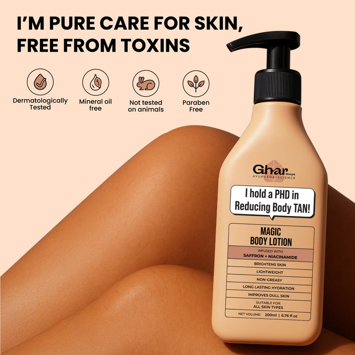 Magic Body Lotion with Saffron and Niacinamide