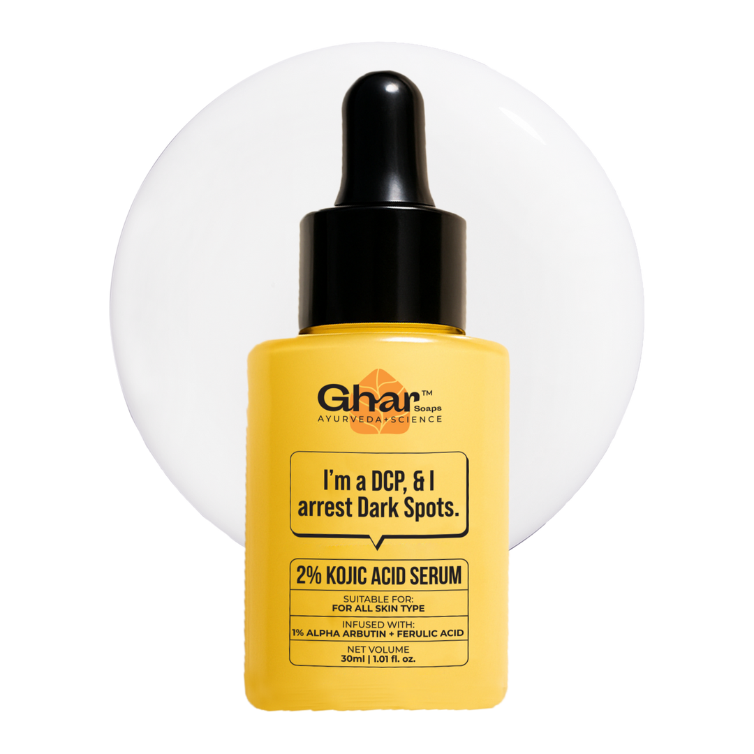 2% kojic acid serum infused with 1% alpha arbutin to reduce pigmentation