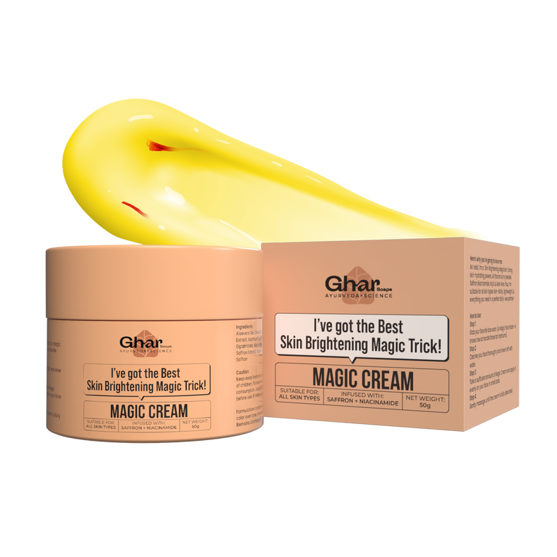 Magic Cream with Saffron & Niacinamide for De-Tan & Skin Brightening