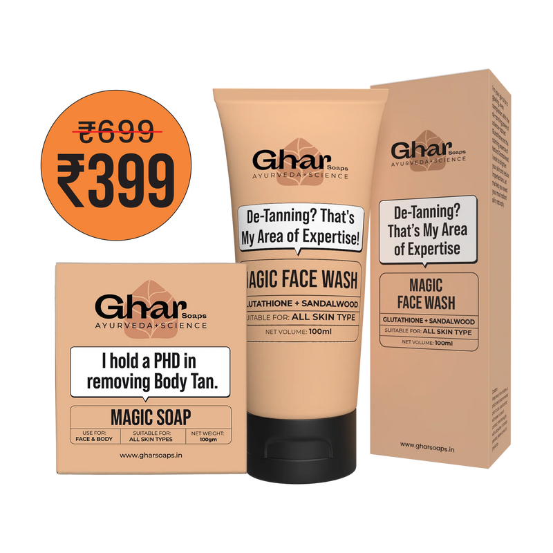 Detan Magic Combo - Magic Soap & Magic Facewash