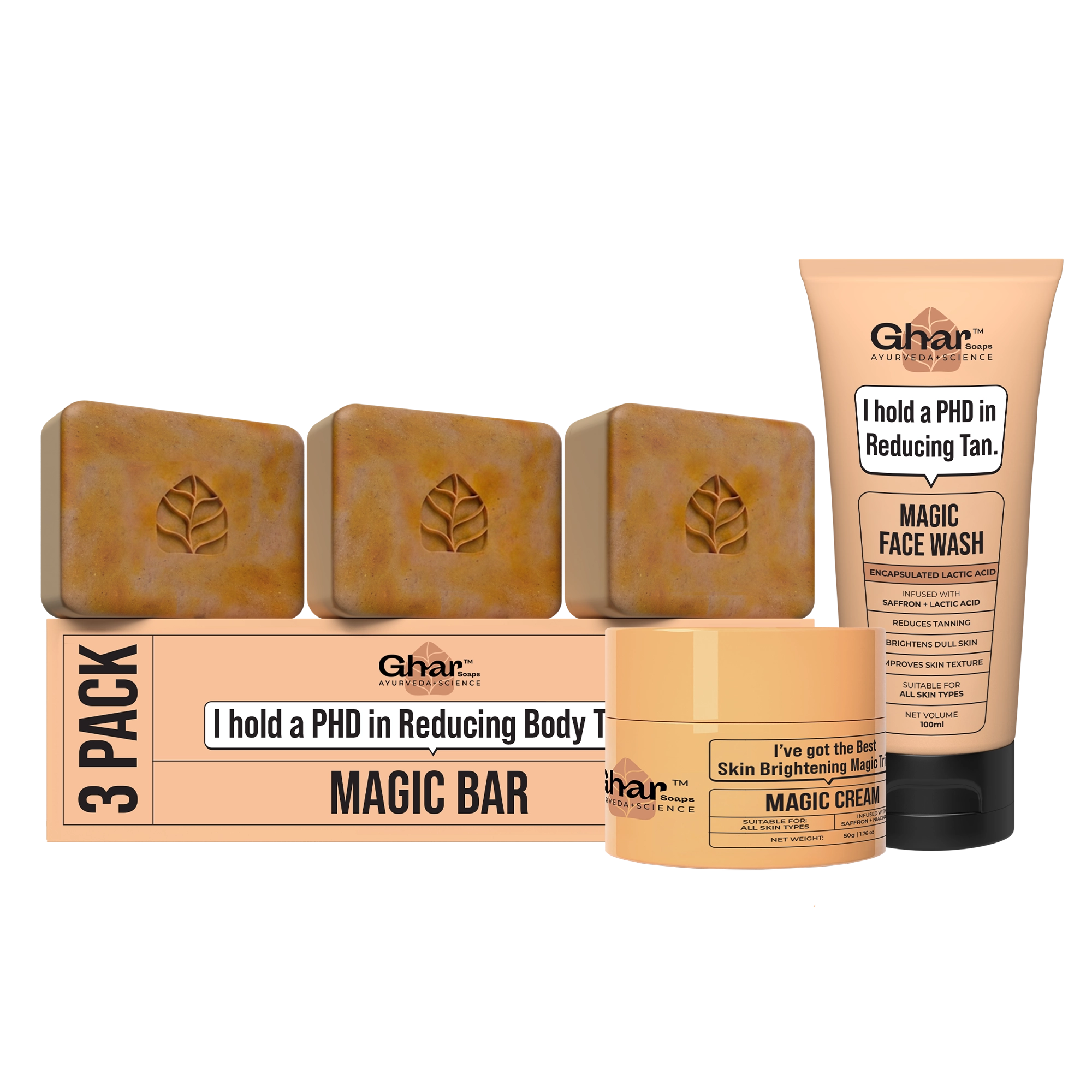 Magic Soap + Magic Cream + Magic Face Wash Combo
