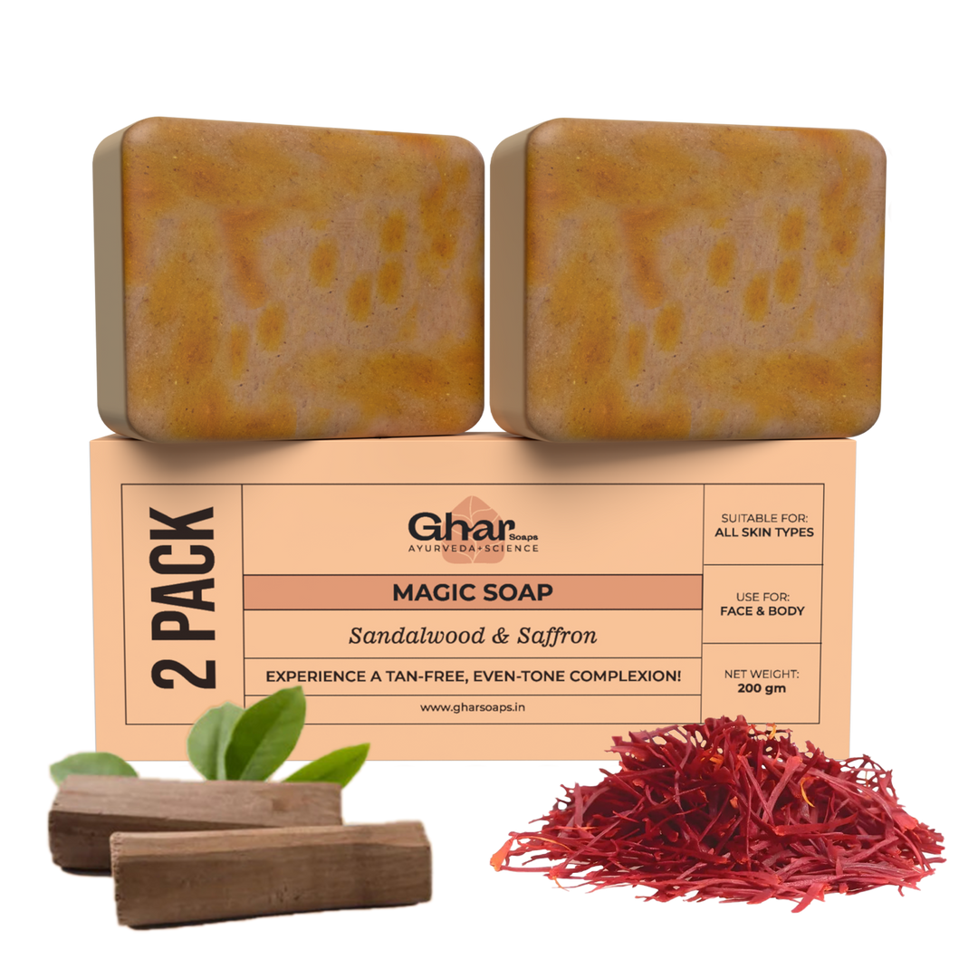 Magic Soap (Sandal Wood and Saffron Soap)