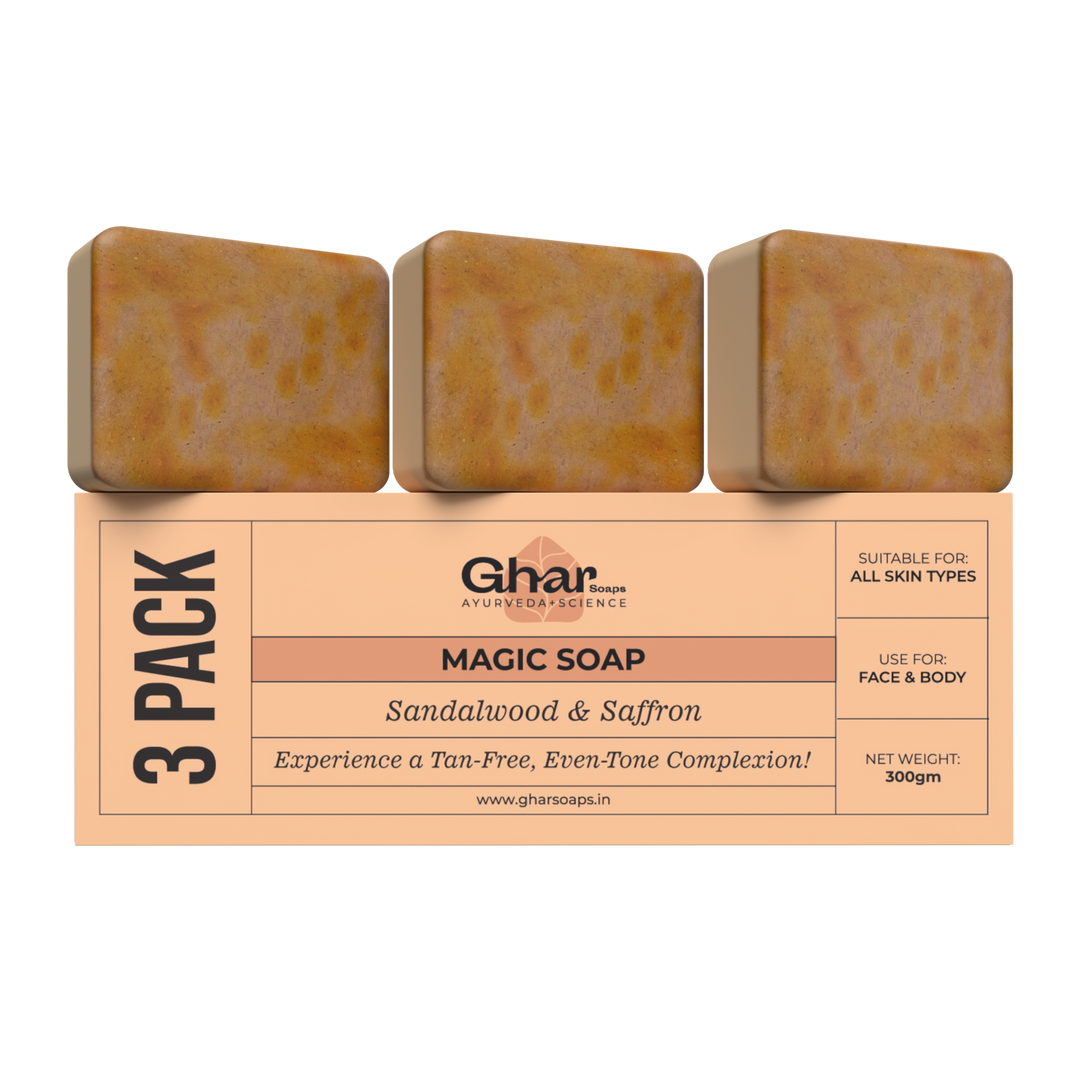 Magic Soap (Sandal Wood and Saffron Soap)