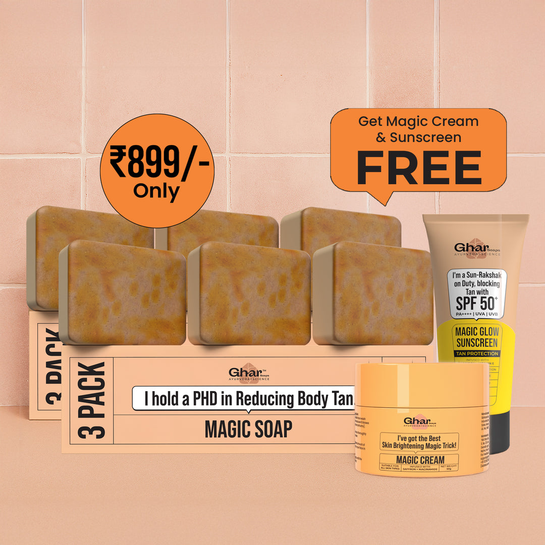 Magic Soap + Cream + Sunscreen Combo