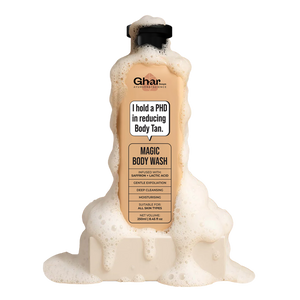 Magic De-Tan & Exfoliating Body Wash with Saffron & Lactic Acid