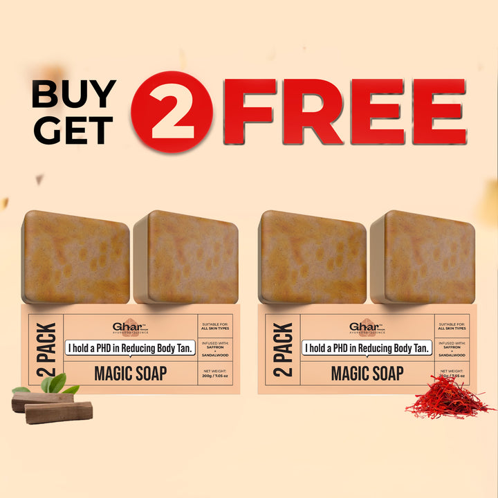 MAGIC SOAP ( SAFFRON AND SANDAL WOOD SOAP )