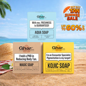 Ghar Soaps Natural Soaps Trio
