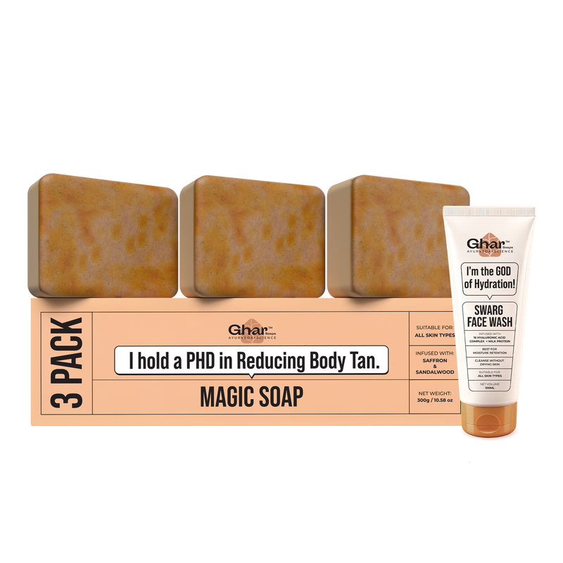 3 Pack Magic Soap + Swarg Face Wash