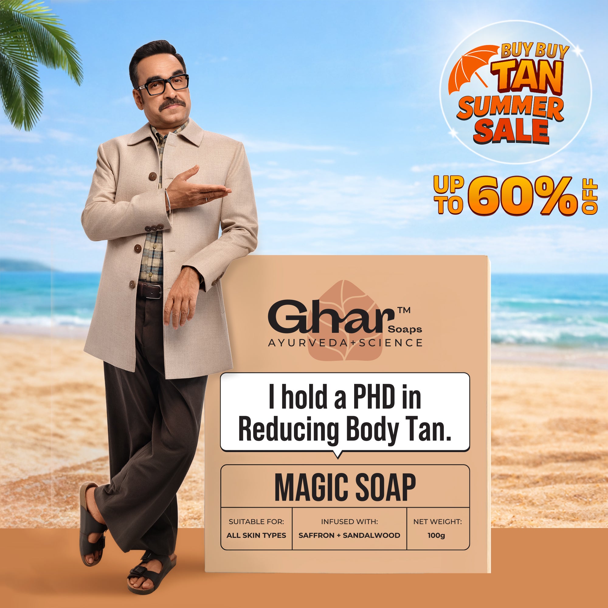 Magic Soap (Sandal Wood and Saffron Soap)