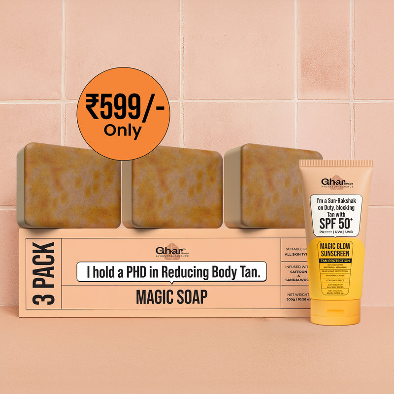 3 Pack Magic Soap + Sunscreen 60ml