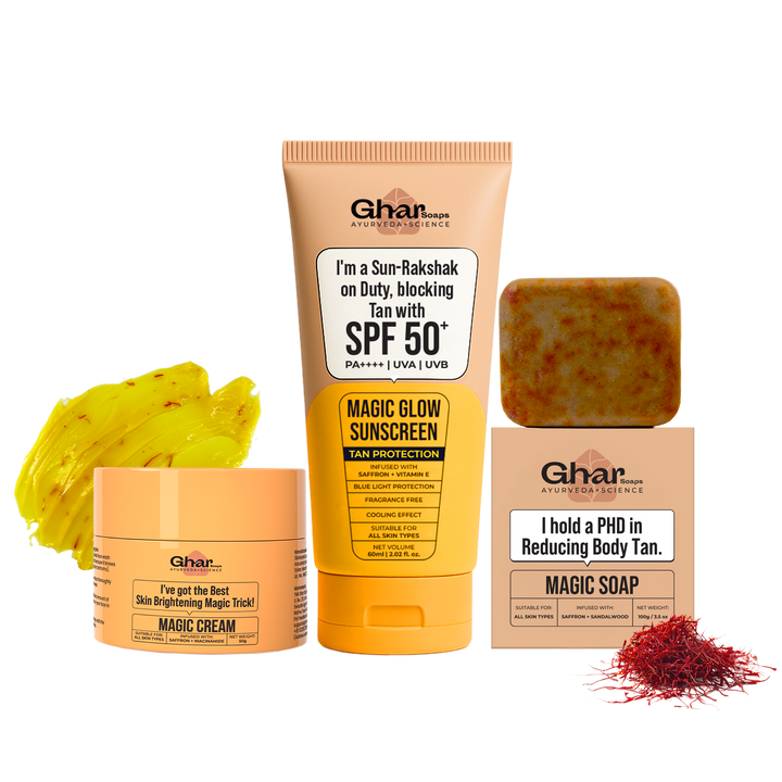 Magic Cream with Saffron & Niacinamide for De-Tan & Skin Brightening